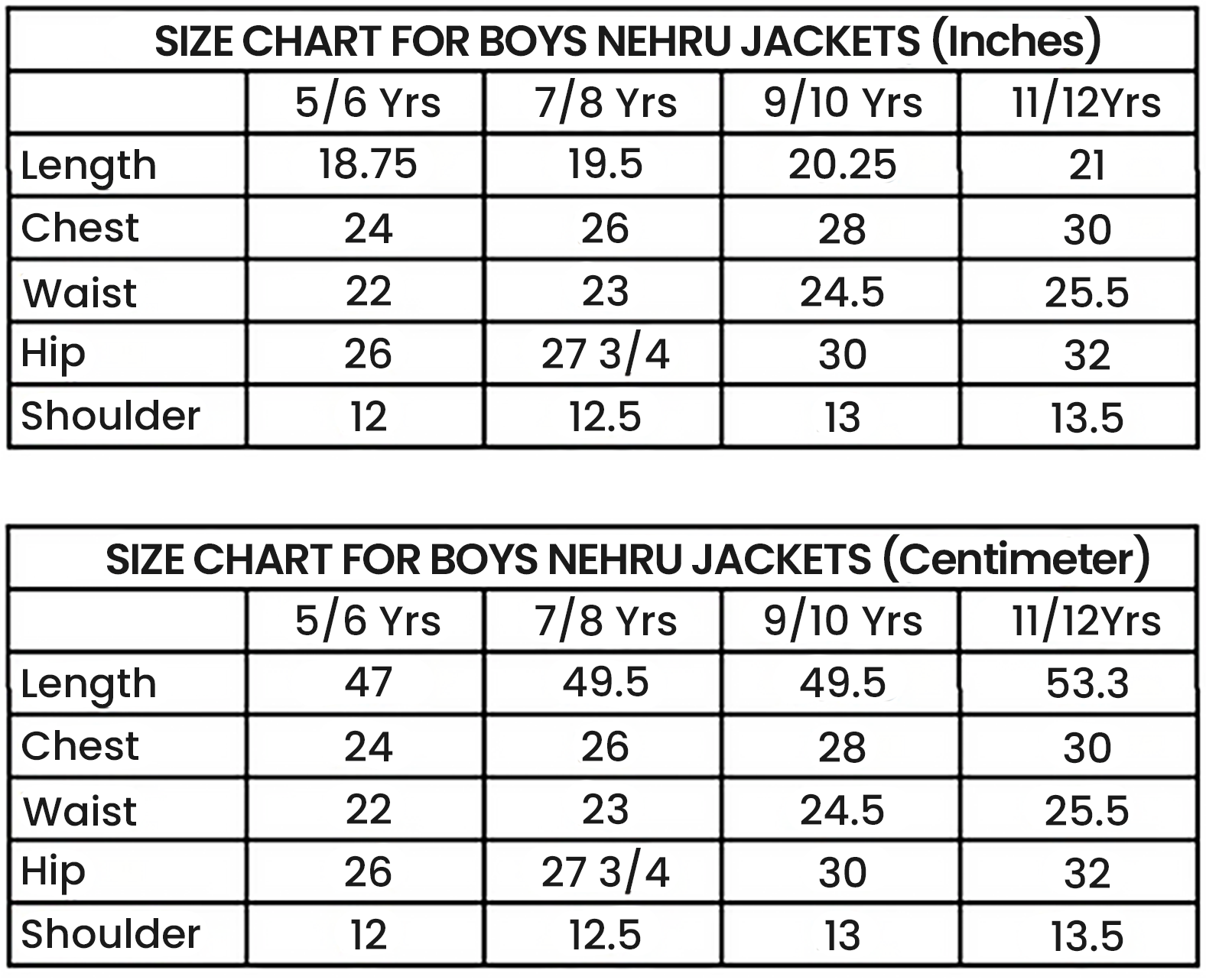 Nehru Jackets Boys