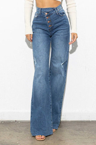 Vibrant M.i.U Wide Leg Jeans