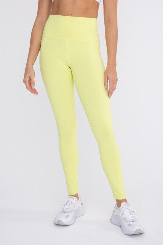 ASOS 4505 jacquard mesh legging set in neon yellow