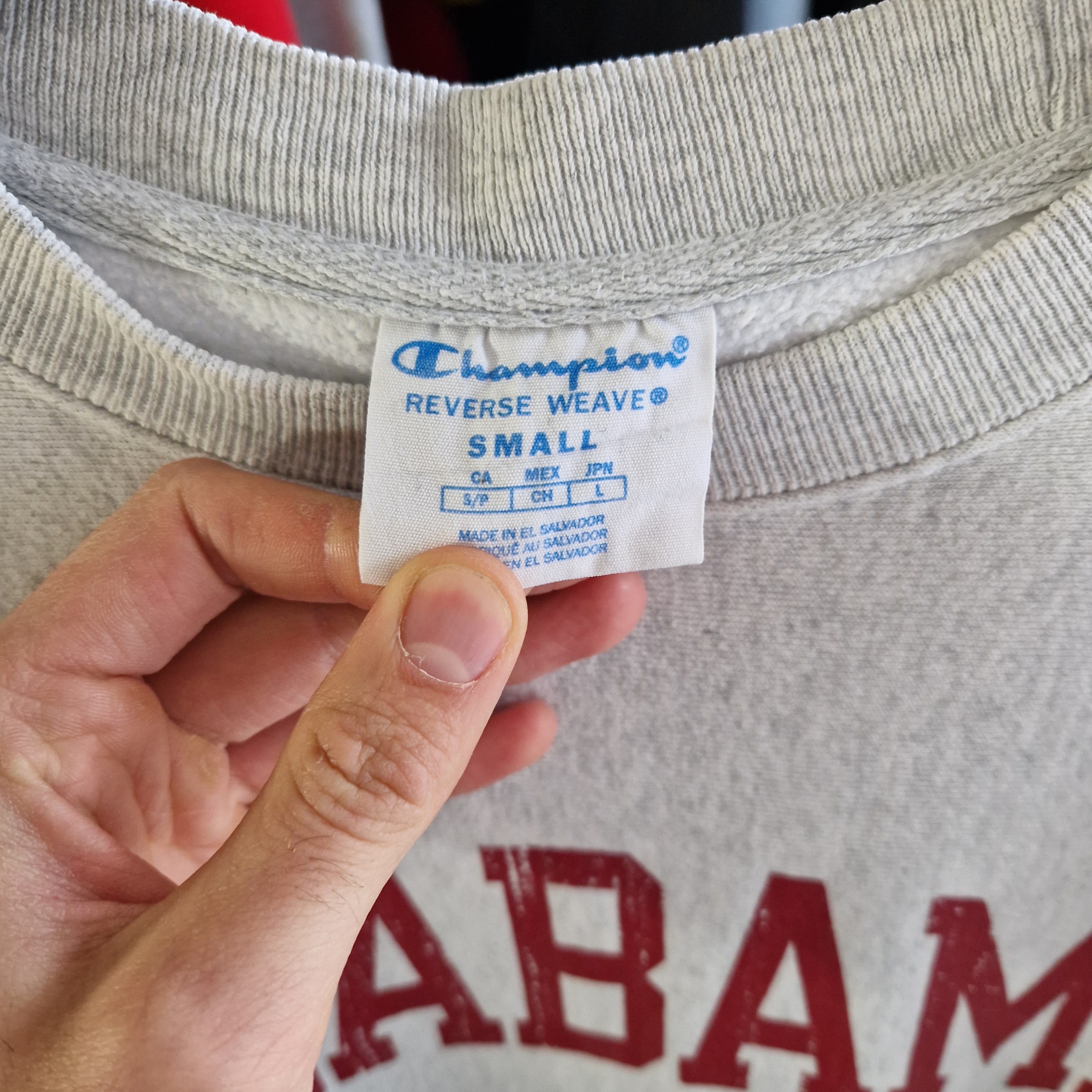 Y2K Champion Reverse Weave Alabama College Sweatshirt Size Medium