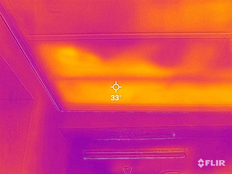 Missing Insulation - Thermal Camera