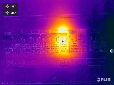 Faulty Switch Thermal Camera