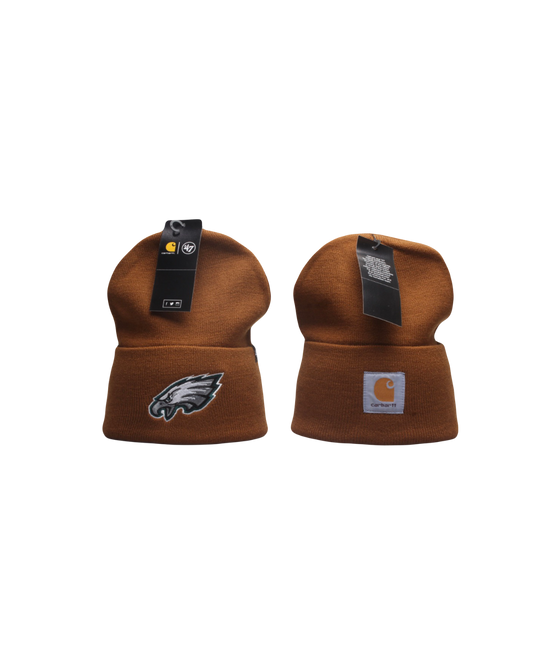 Men's Carhartt x '47 Black Philadelphia Eagles MVP Team Adjustable Hat