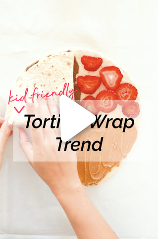 ZoLi tortilla wrap trend kids lunch tiktok hacks lunch ideas