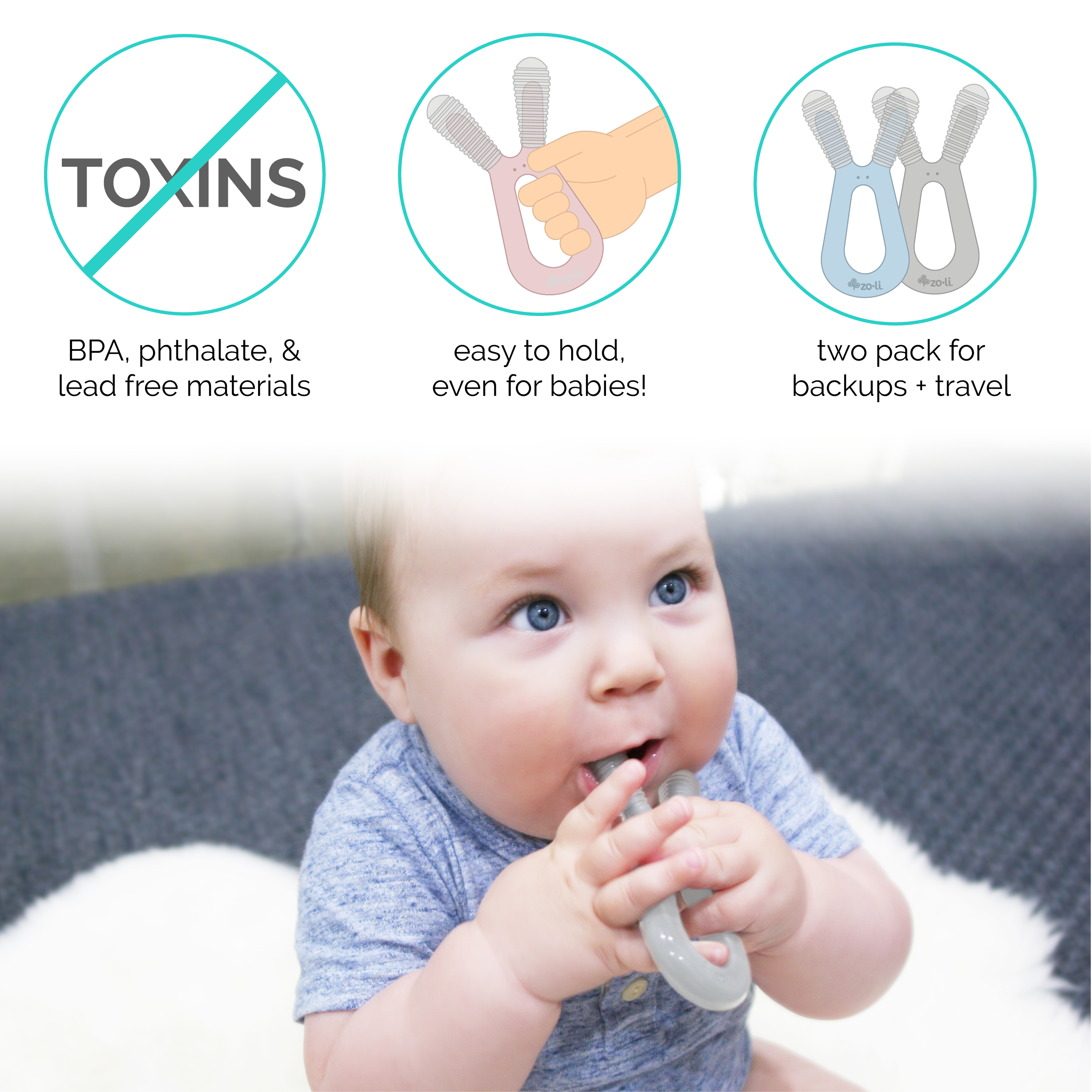 Teether | ZoLi Bunny Teether