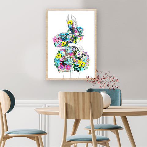 Jessica Durrant Floral Friday Print