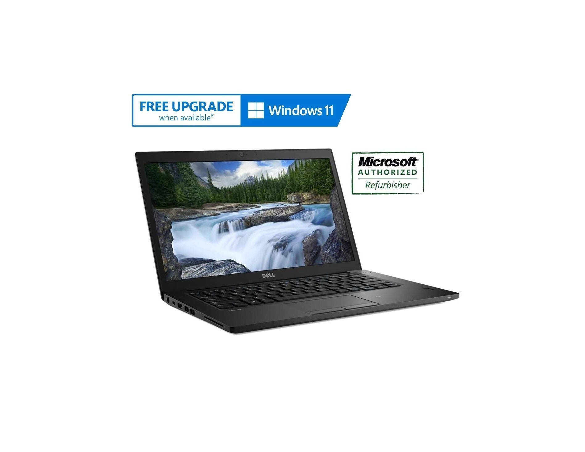 Dell 7390 Latitude 13.3" Touch Screen Laptop Intel i7-8650U 1.90GHz 16GB RAM, 256GB Solid State Drive, Webcam, Windows 10 Pro - Refurbished
