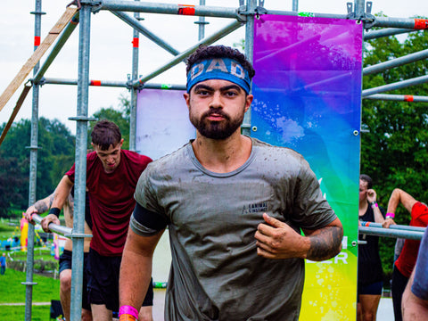 Co-Founder Nile Breeze in new Animal Instinct (AI) shirt at Tough Mudder 2023.