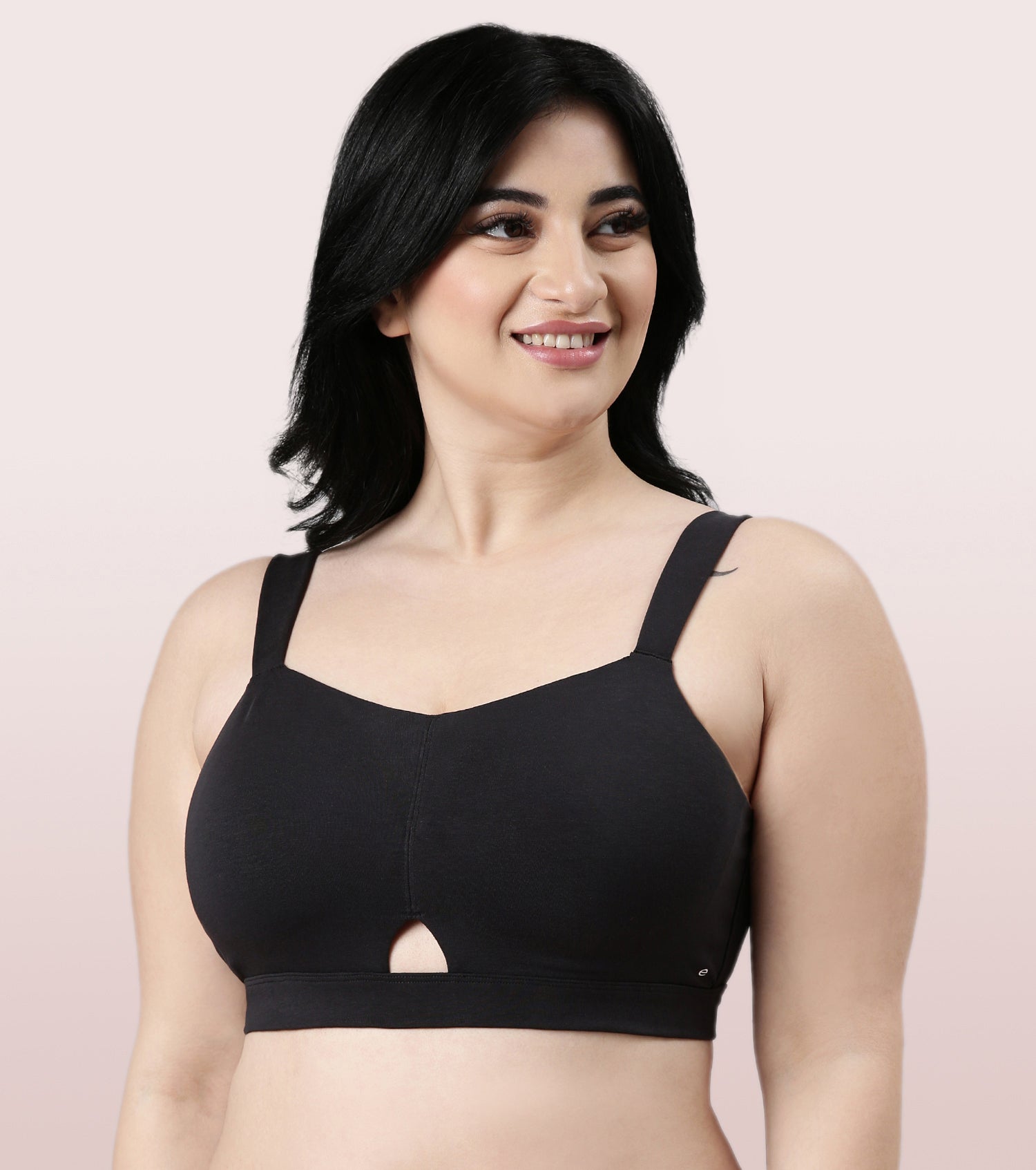 Enamor Super Support Bra With Smooth Curve Lift | F122 - Blackberry Cordial  / 34C
