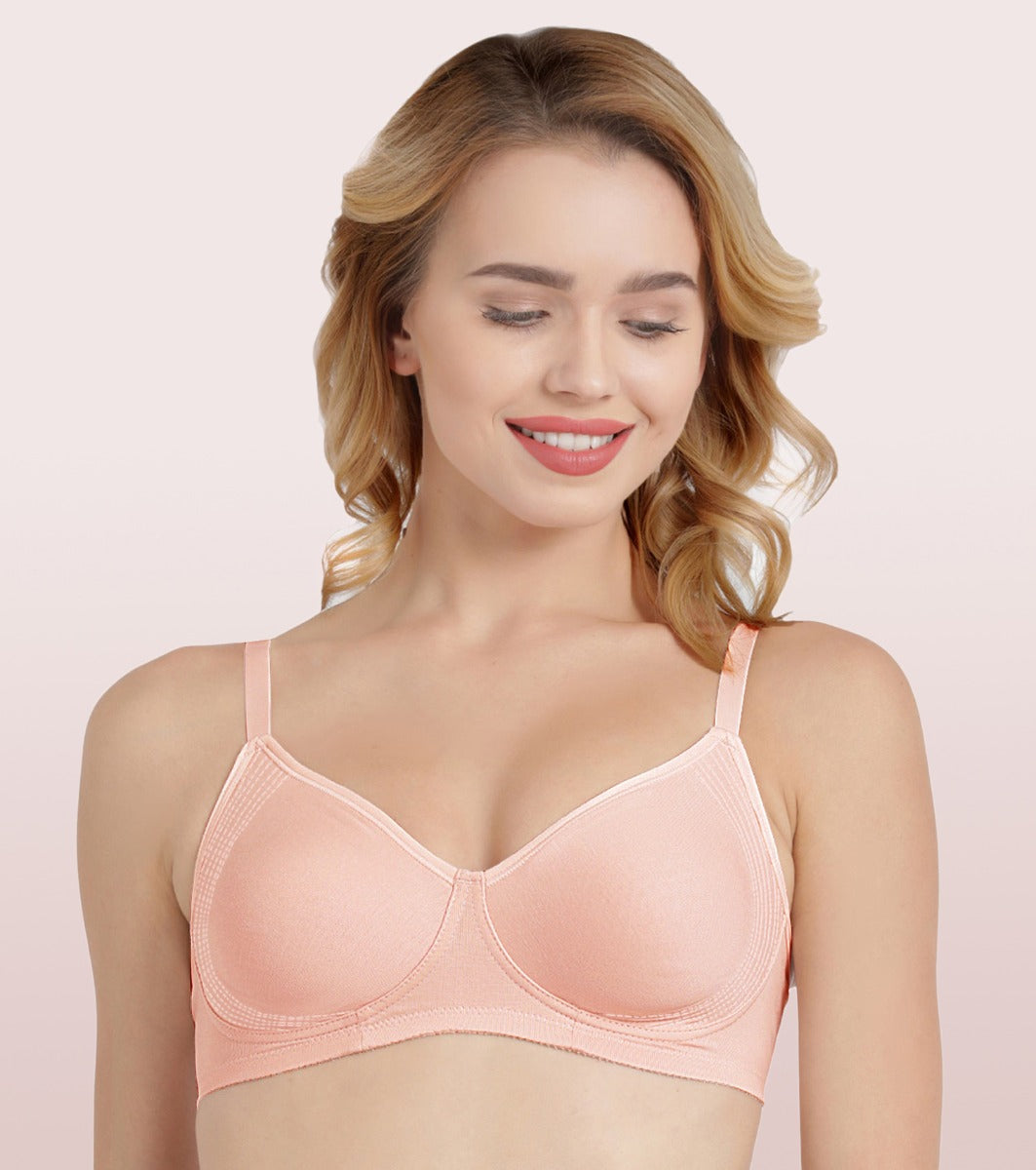 Enamor Fab-Cool Stretch Cotton Everyday Bra for Women- High Coverage