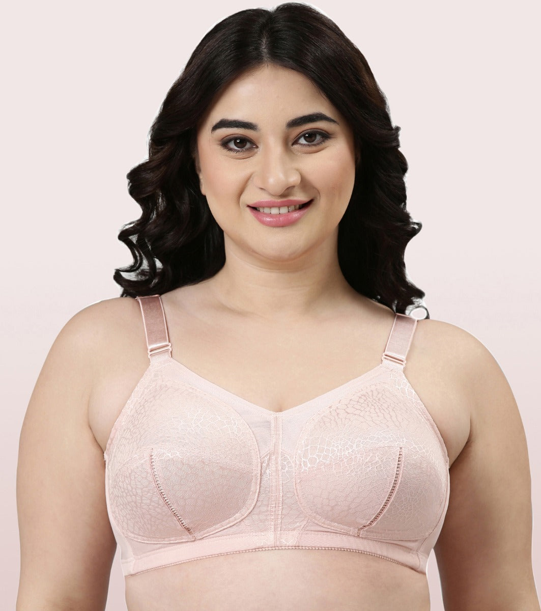 Enamor Cloud Soft Cotton Full Support Minimizer Bra