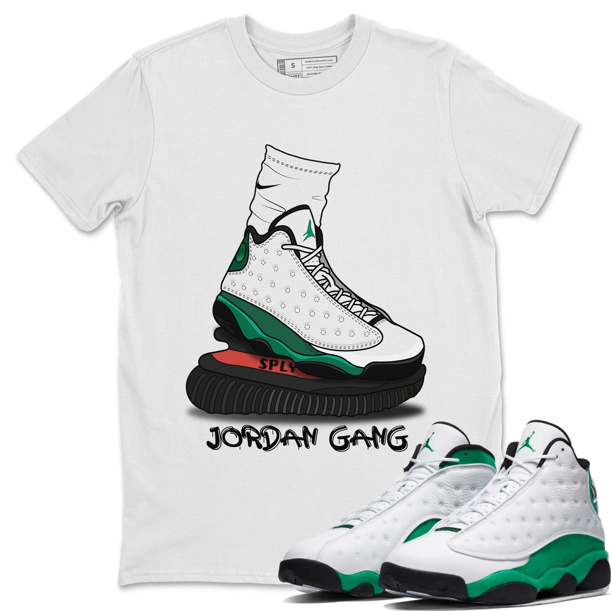 green jordan 13 outfit