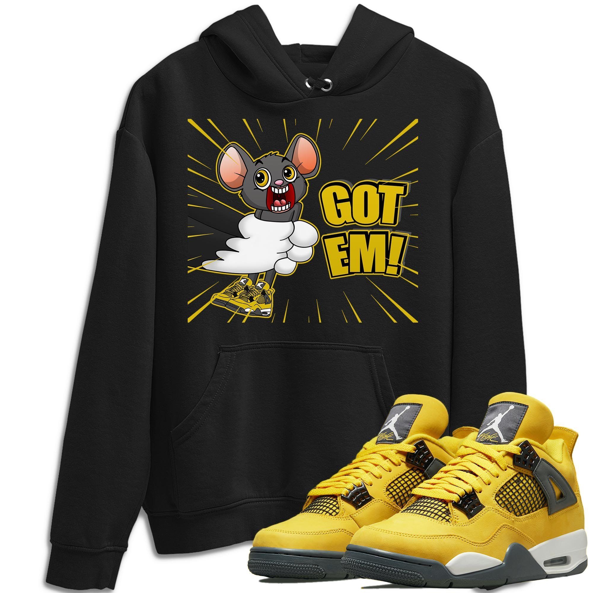 jordan 4 lightning hoodie