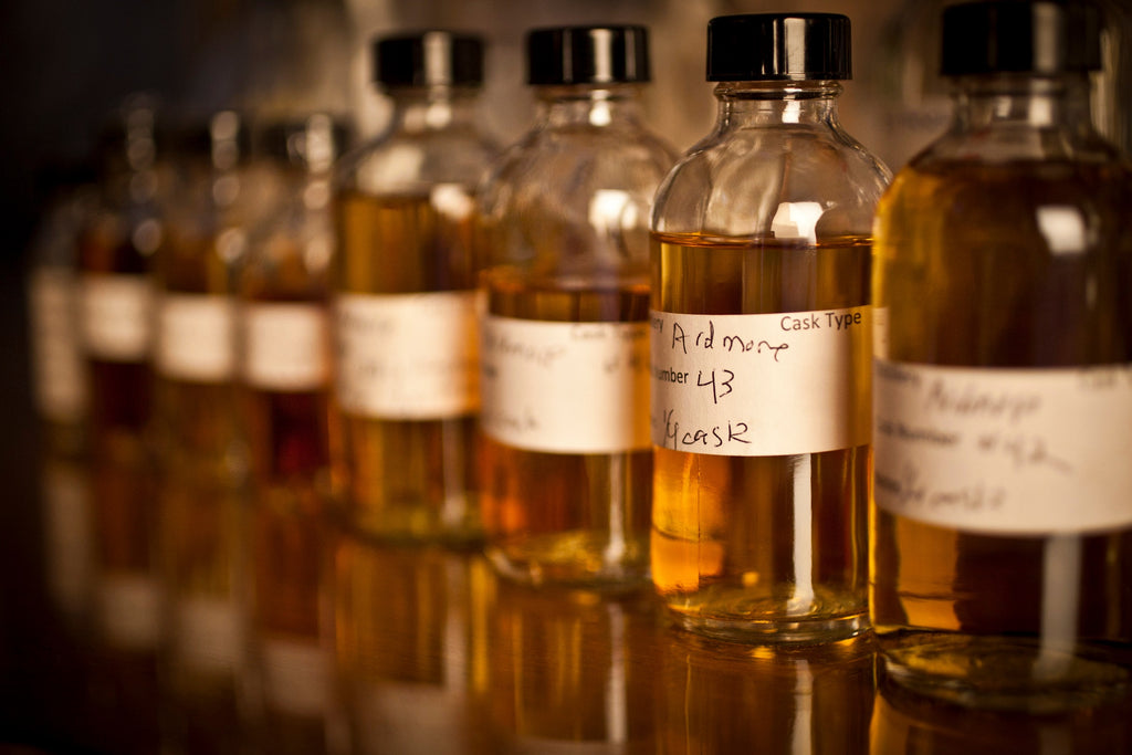 Whisky blending samples 