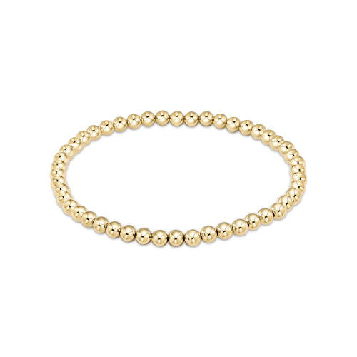 Classic Gold Bead 4mm Bracelet