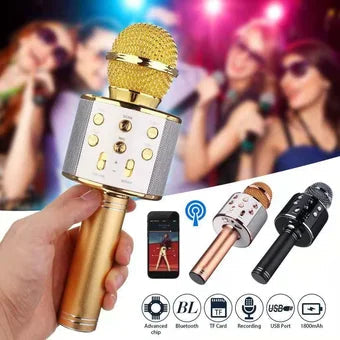 MICRÓFONO DE KARAOKE INALÁMBRICO CON BLUETOOTH