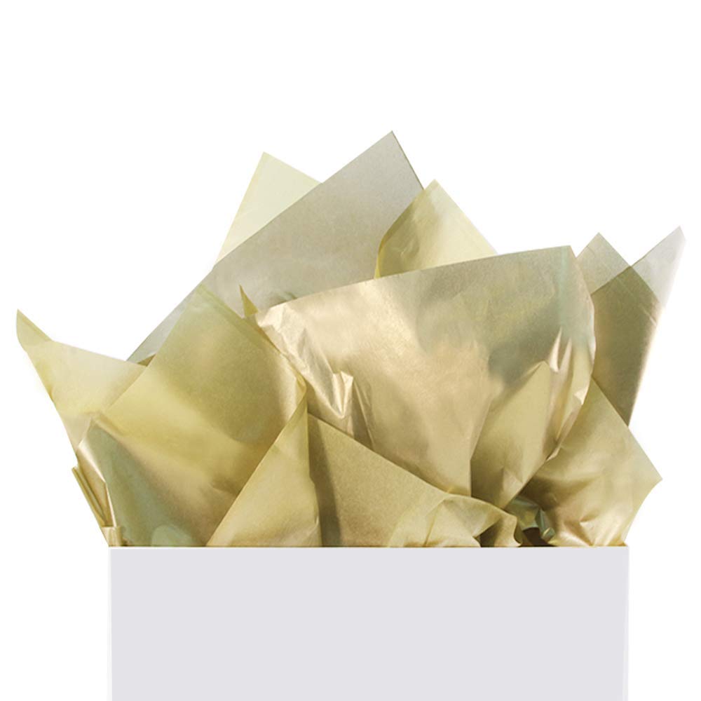 Rose Gold Tissue Paper Bulk 100 Sheets About 17g Tissue Paper Metal Gift  Wrapping Paper Gold Gift Wr