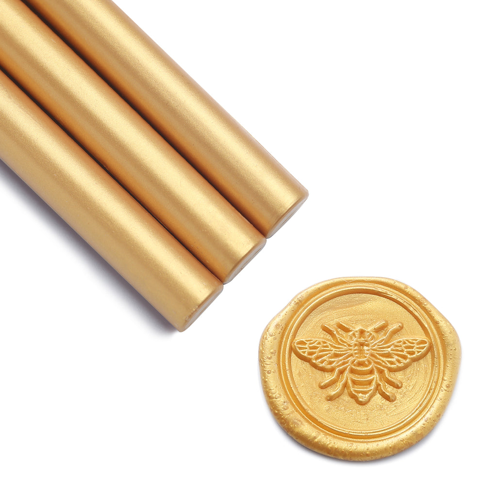 Adhesive Wax Seals Botanical Gold - oblation papers & press