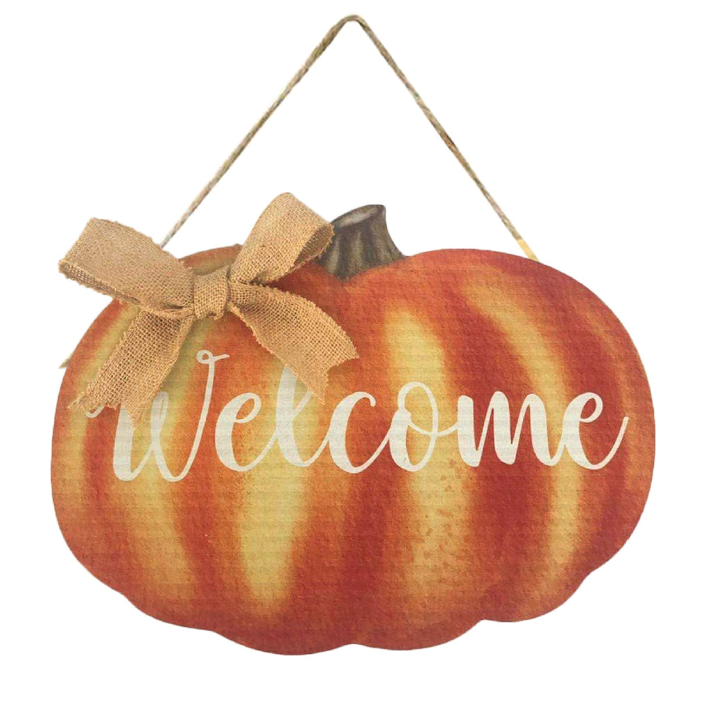 Welcome Pumpkin Door Sign | UNIQOOO Arts & Crafts