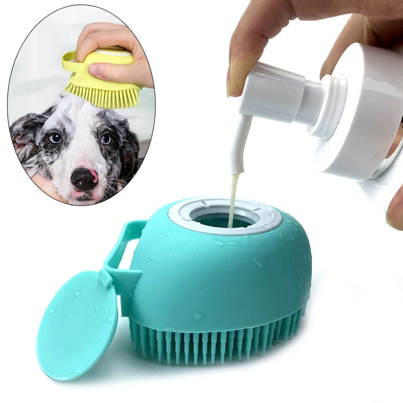 Escova De Banho Para Cachorro Gatos Luvas Para banho De Silicone