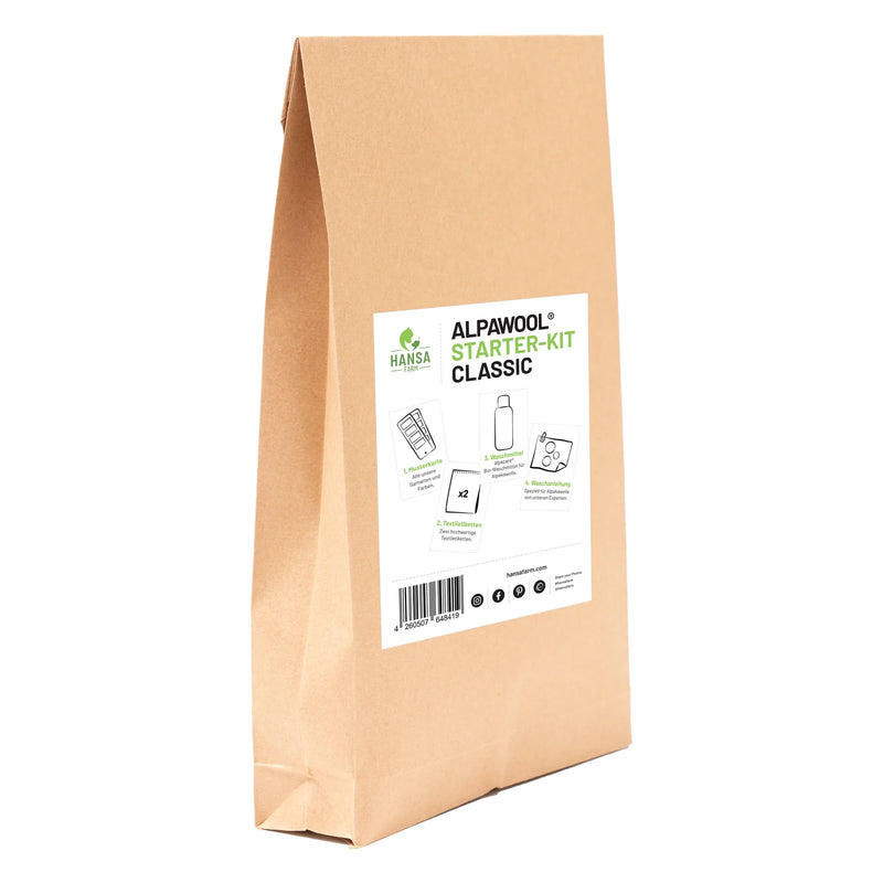 Verpackung Starter Kit classic Papiertüte mit Sticker