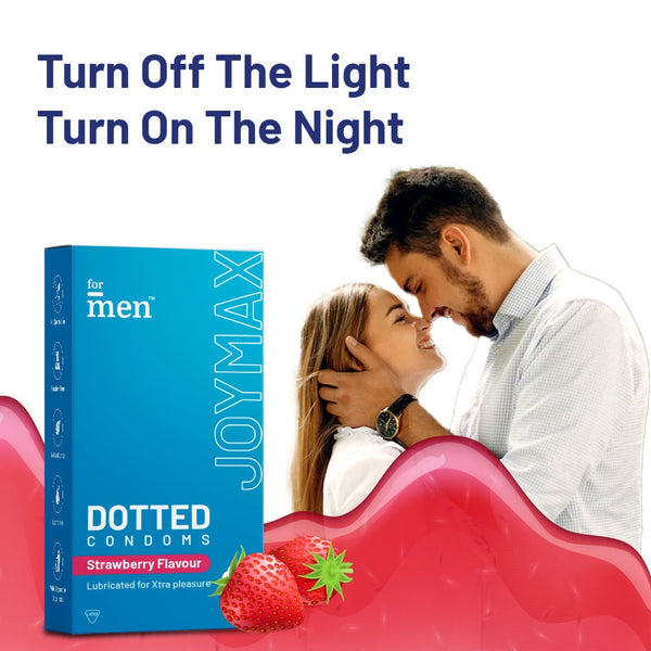 ForMen JoyMax Dotted Condoms with Strawberry Flavour
