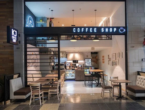 an appealing coffee shop design
