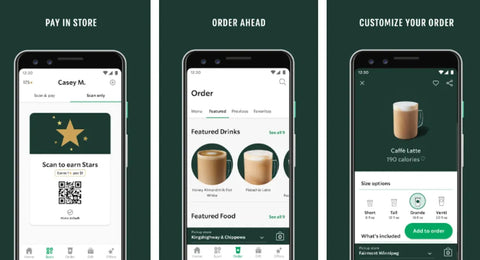 Starbucks rewards for foot traffic