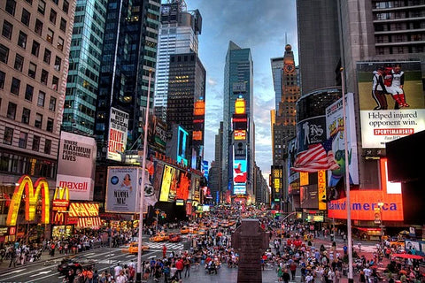 Times Square signage advertising