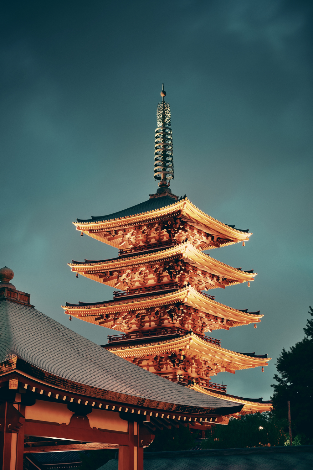 Pagoda in Tokyo Japan