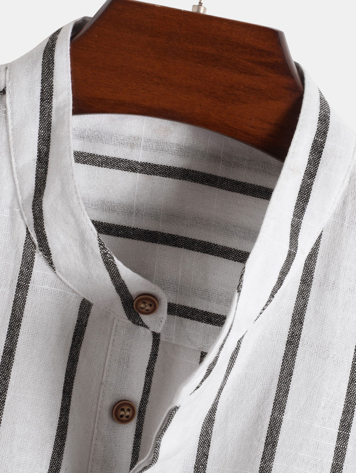 Half Buttoned Casual Striped Office Shirt