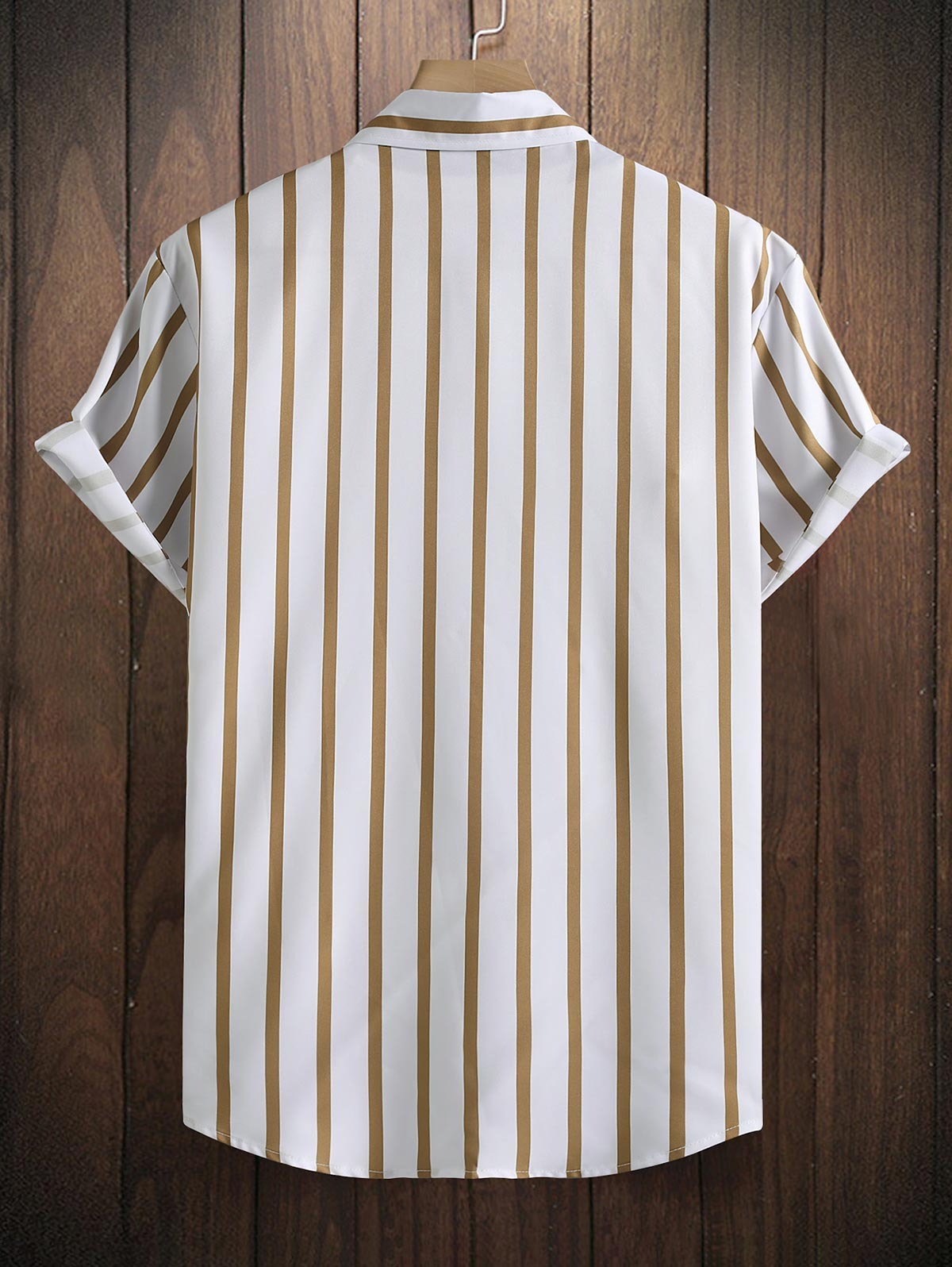 Mens Striped Button Shirt