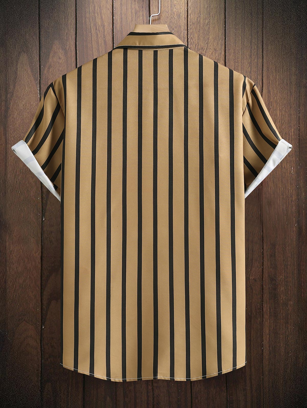 Mens Striped Button Shirt