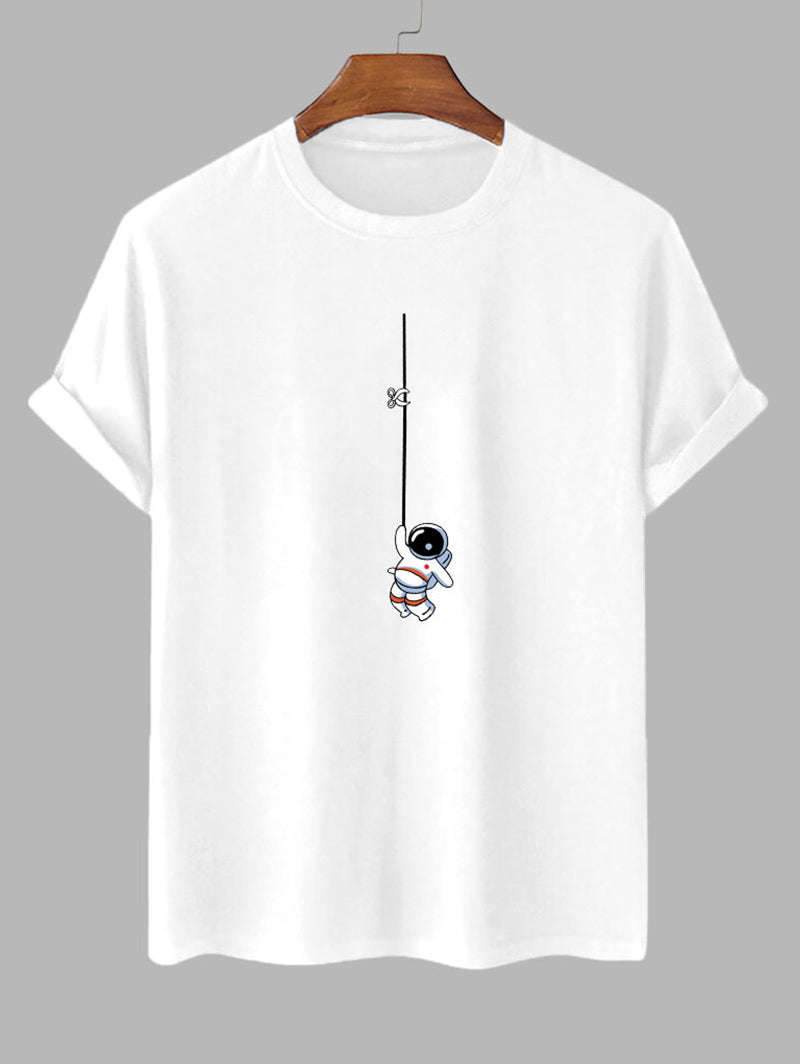 Mens Astronaut Print T Shirt