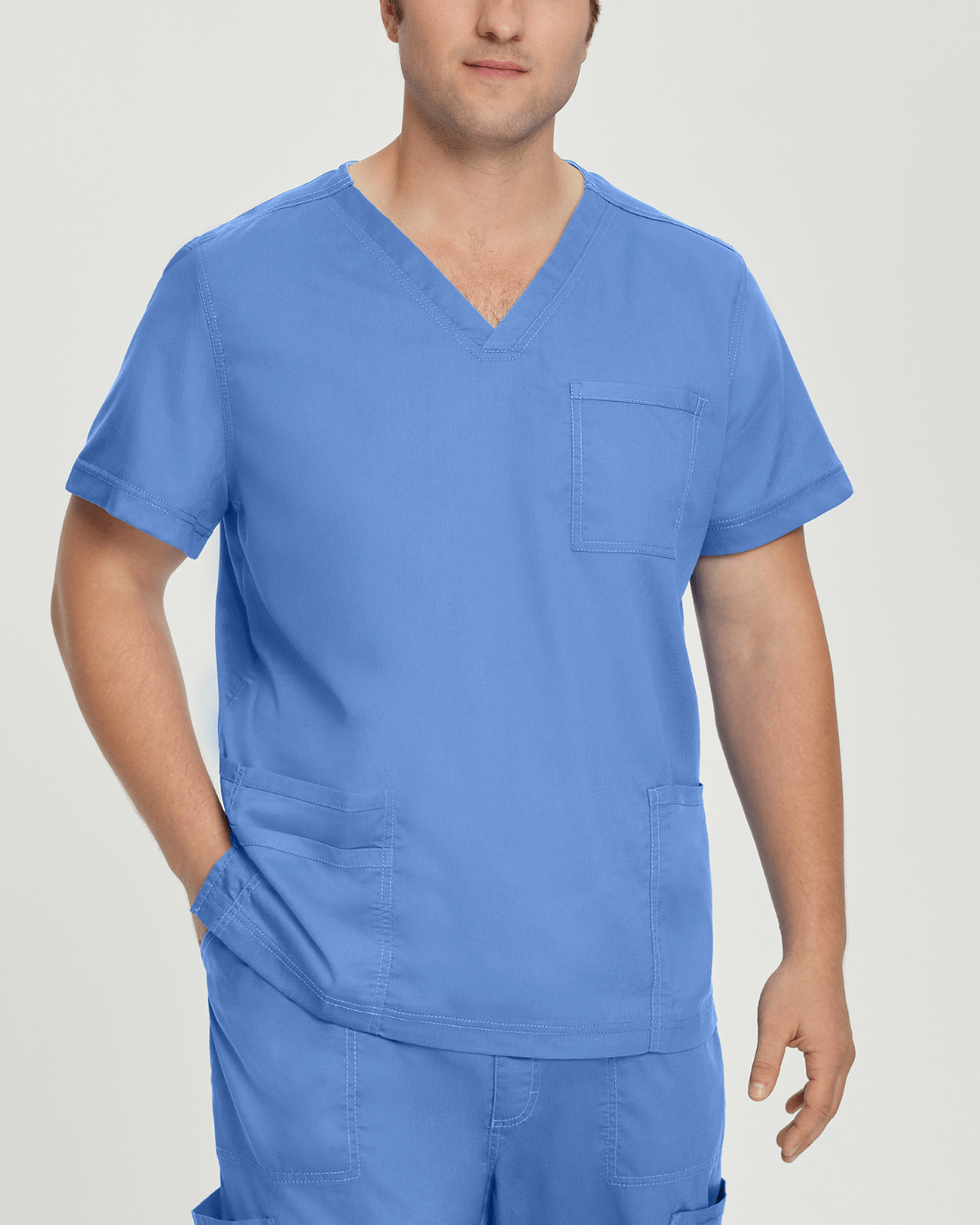 ProFlex Men's 4-Pocket V-Neck Scrub Top - 4253