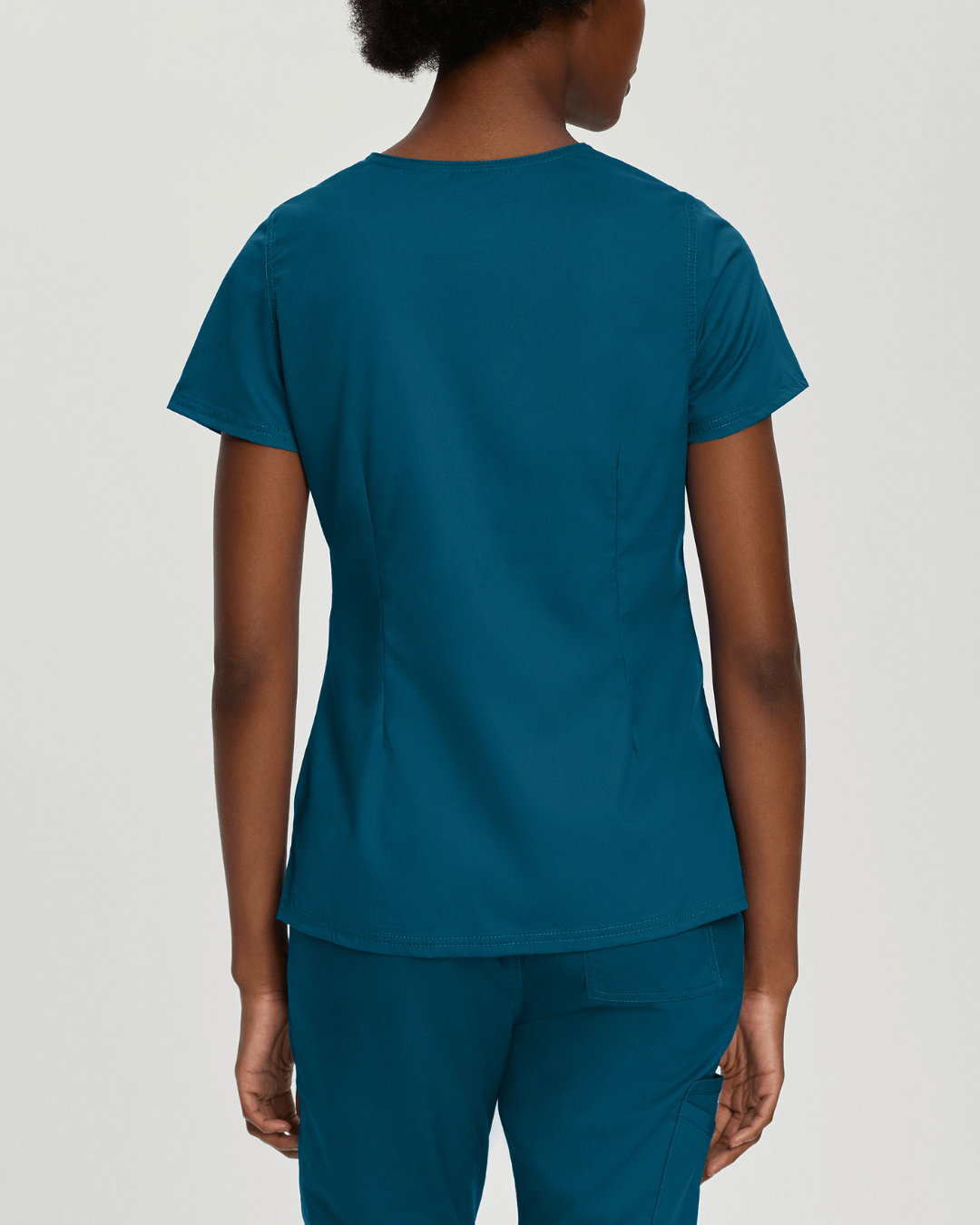 ProFlex Women's 3-Pocket Mock Wrap Neck Scrub Top - 4161