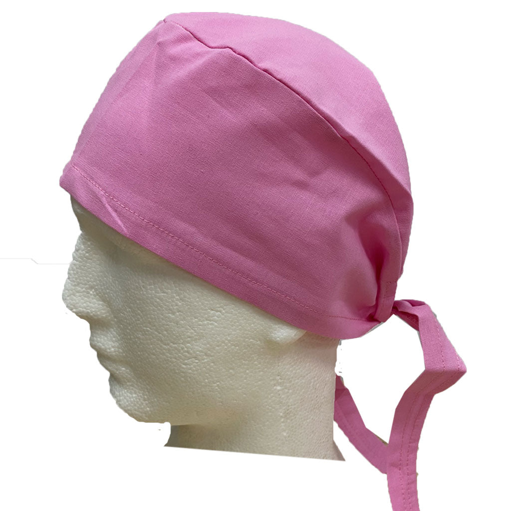 Pink Ribbon Embroidered Scrub Hat