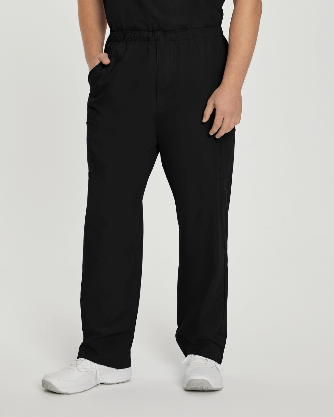 Essentials Men's Straight-Leg Cargo Scrub Pants - 8555