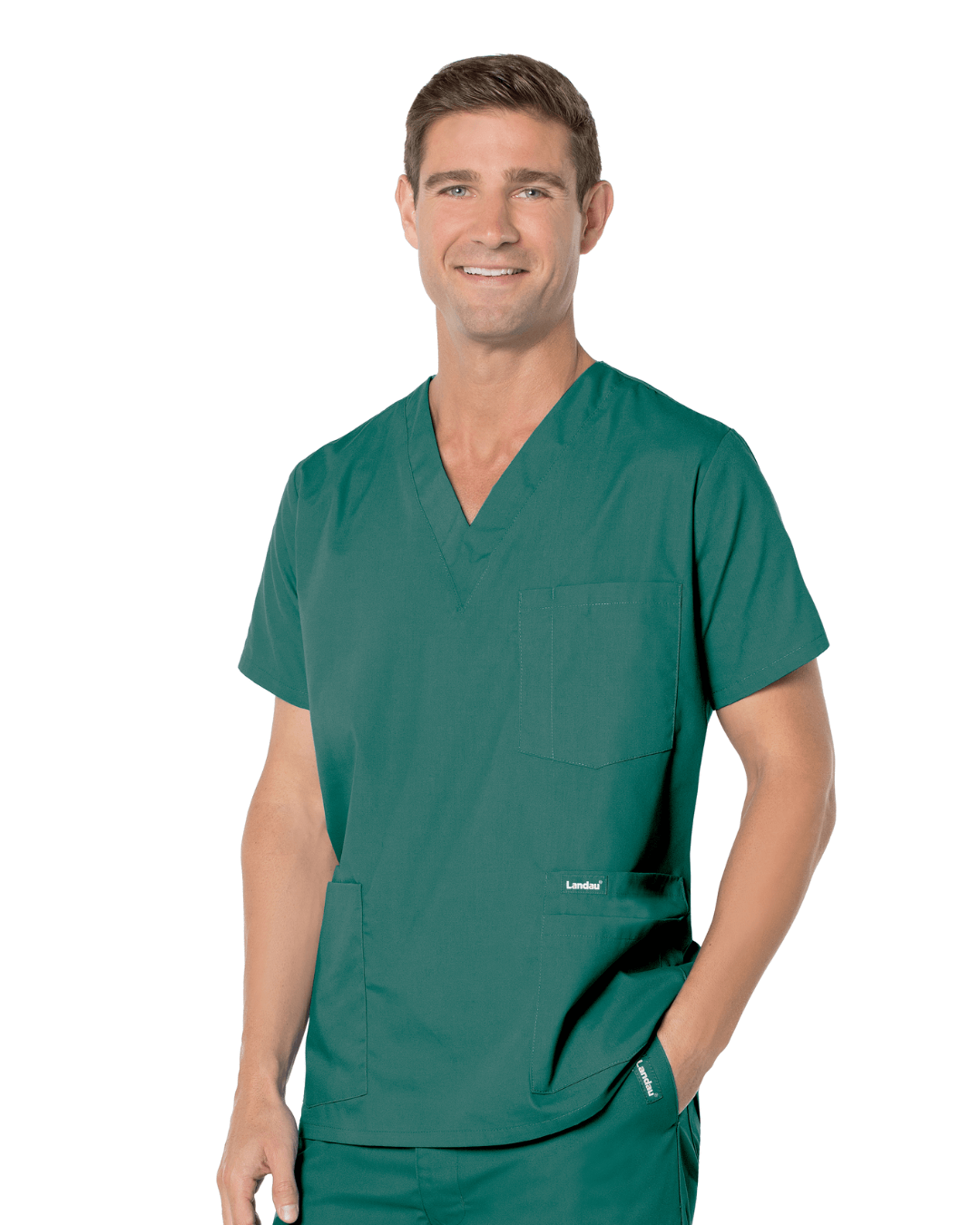 Men's Essentials Scrub Set - Hunter Green