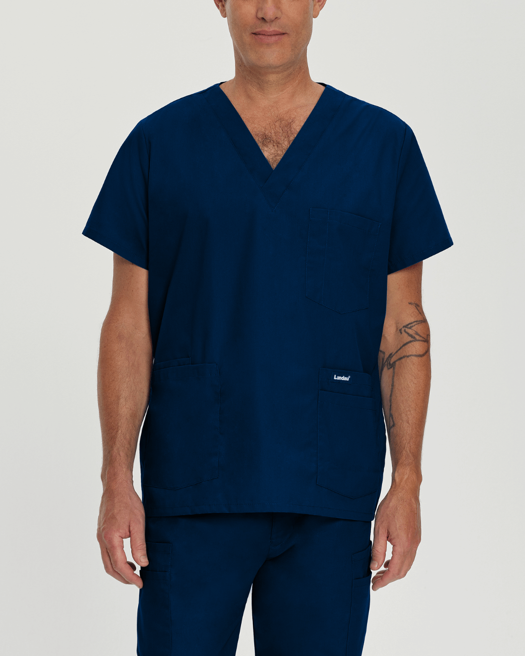 Men's Essentials Scrub Set - Navy