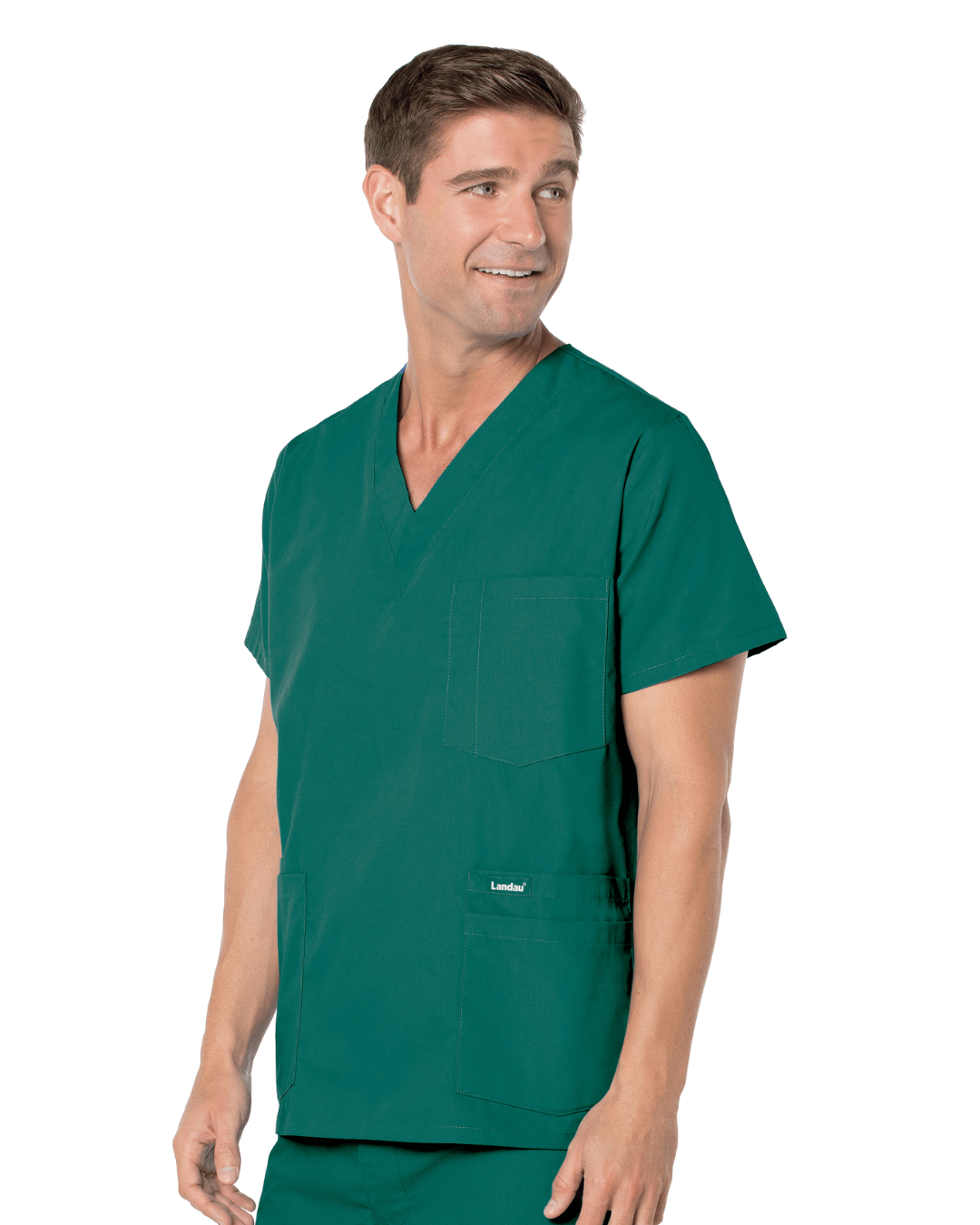 Essentials Men's 5-Pocket V-Neck Scrub Top - 7489 Sale