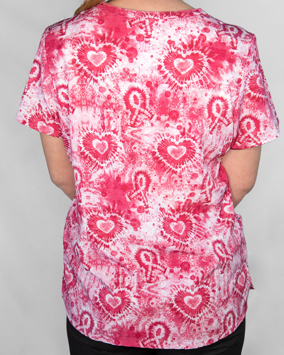 'Pink Strength' Women's Scrub Top - 9810