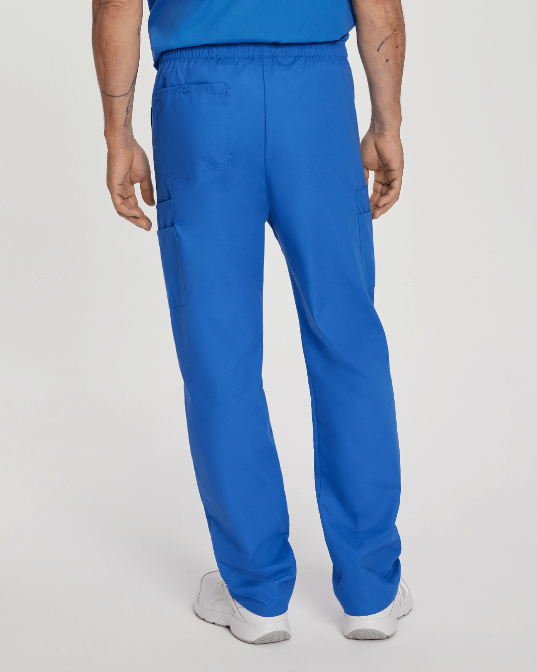 Essentials Men's Straight-Leg Cargo Scrub Pants - 8555