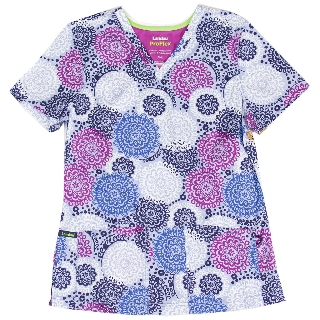 Patterned Scrub Tops - Hunter Scrubs