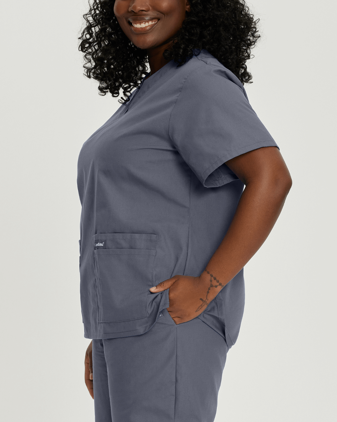 Women's Essentials Scrub Set - Steel Grey