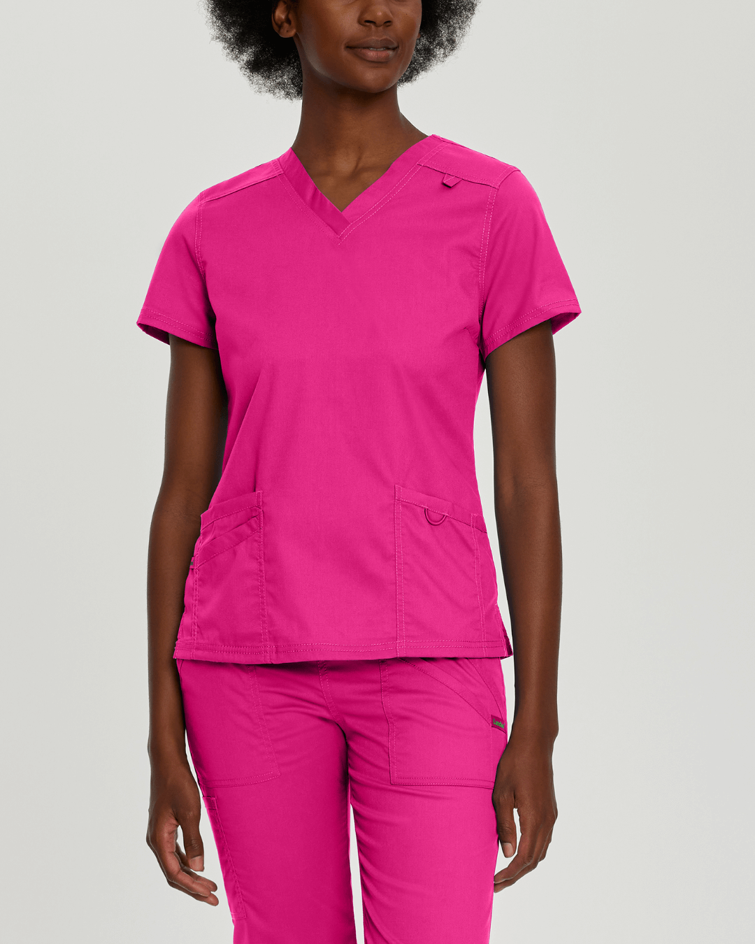 XXS ProFlex Women's 3-Pocket V-Neck Scrub Top- Primrose 4160