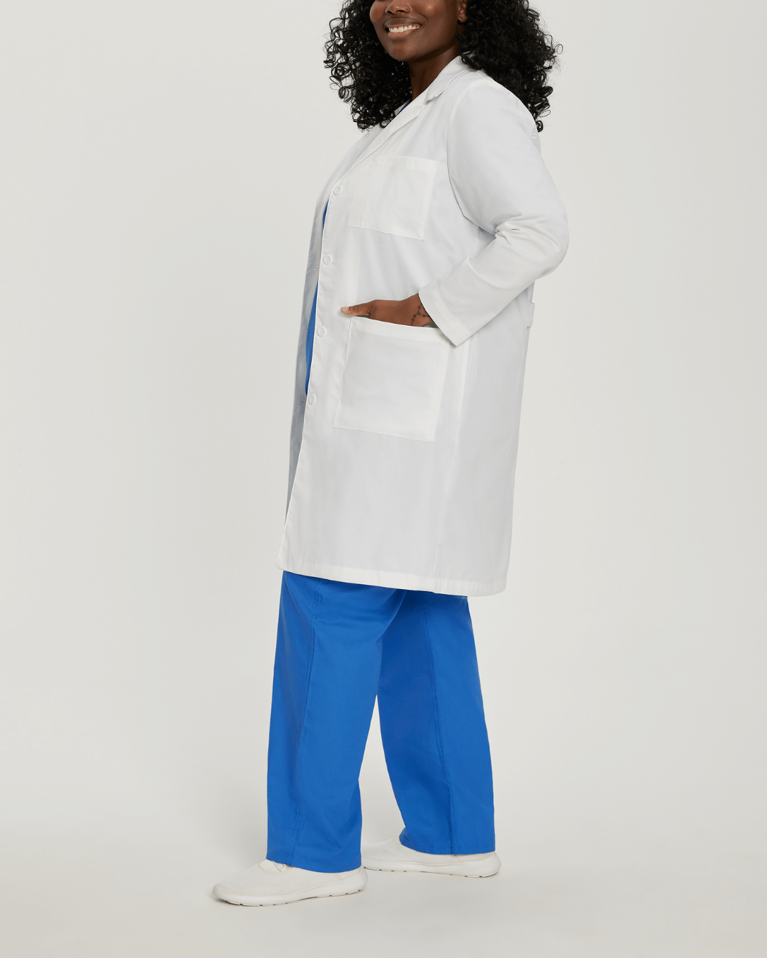 Landau Women's 5-Pocket Full-Length Lab Coat- 3153