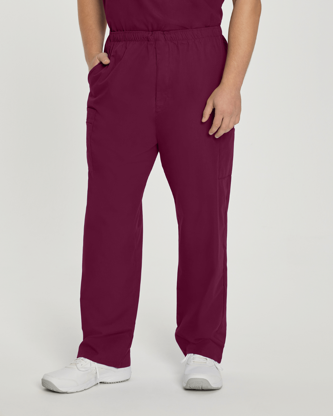 Essentials Men's Straight-Leg Cargo Scrub Pants - 8555