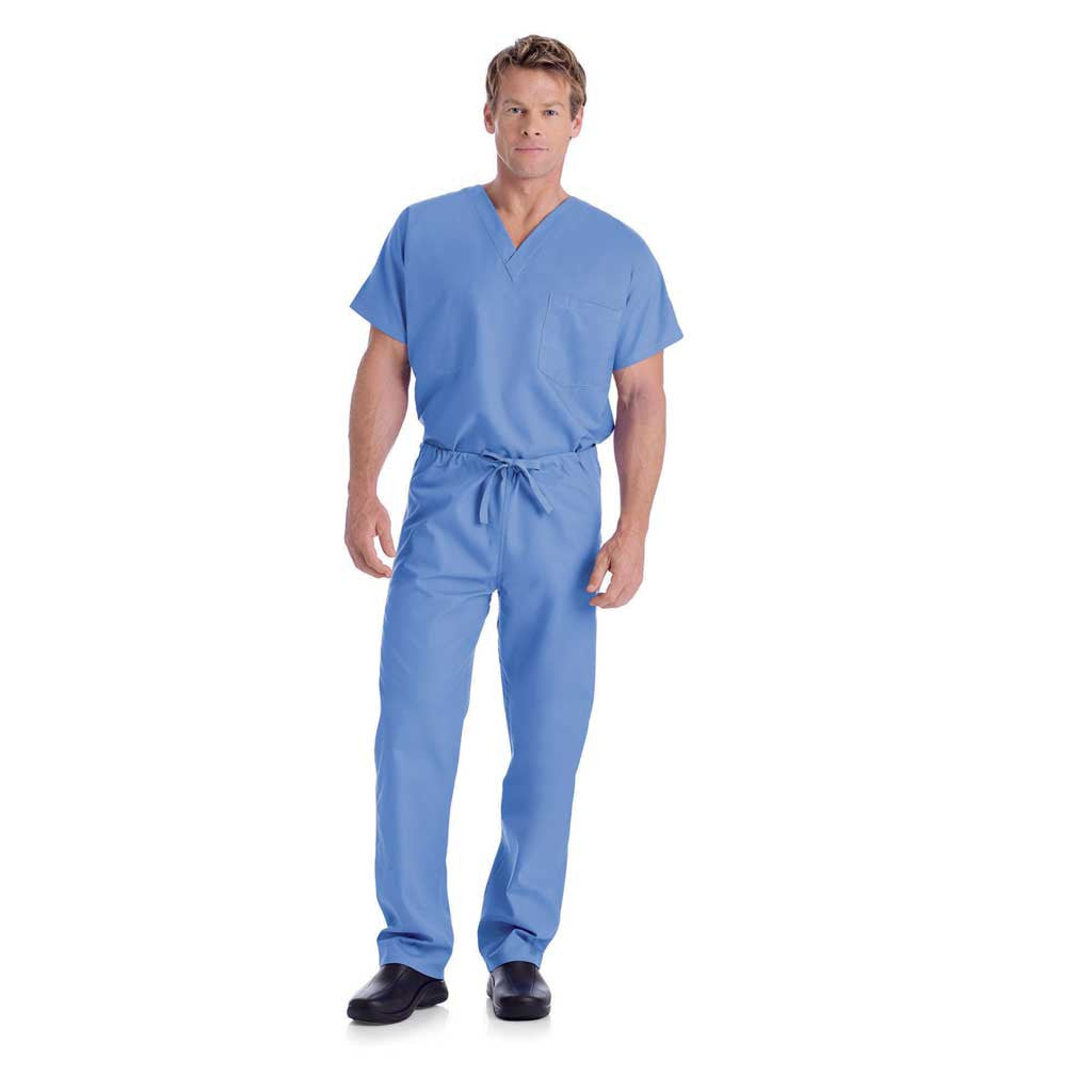 Landau Unisex Scrub Set Ceil Blue