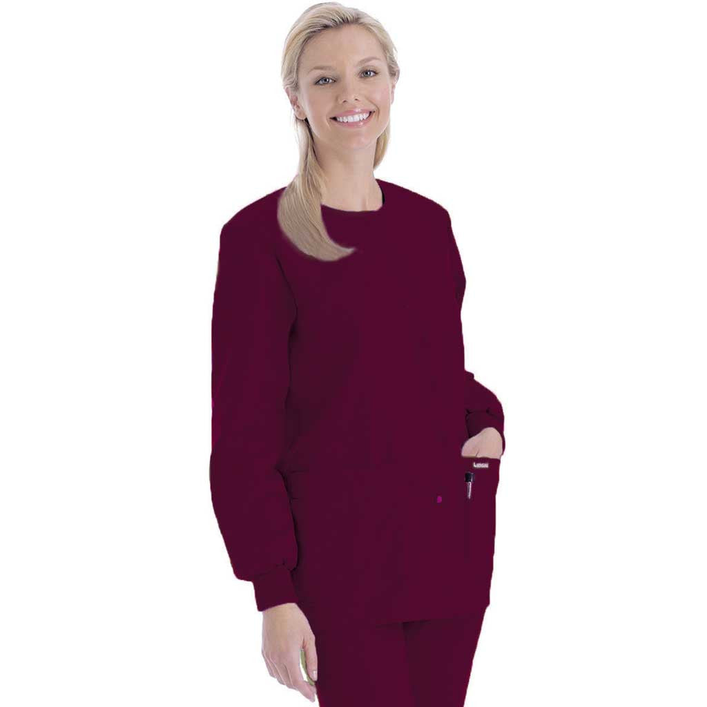 Landau Round Neck Warm-up Jacket - 7525 (seasonal colours)